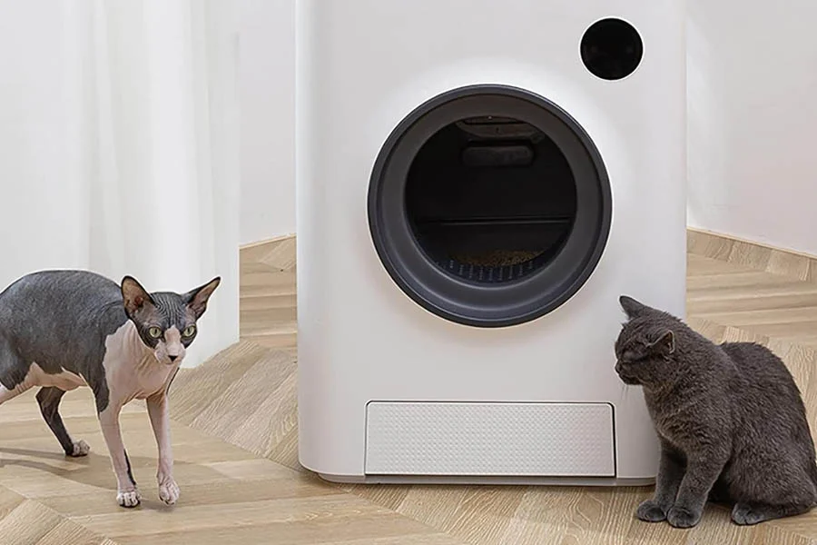 kitty litter box that cleans itself