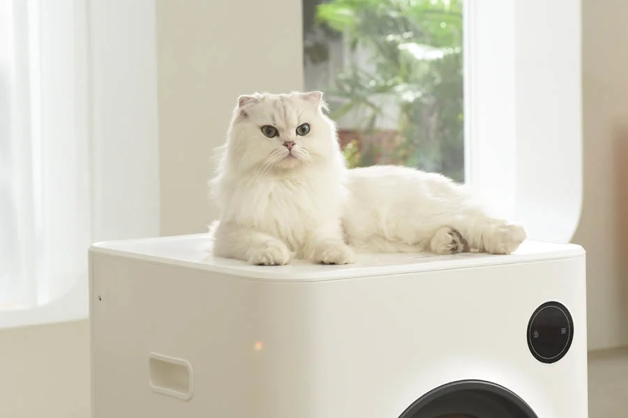 semi automatic litter box